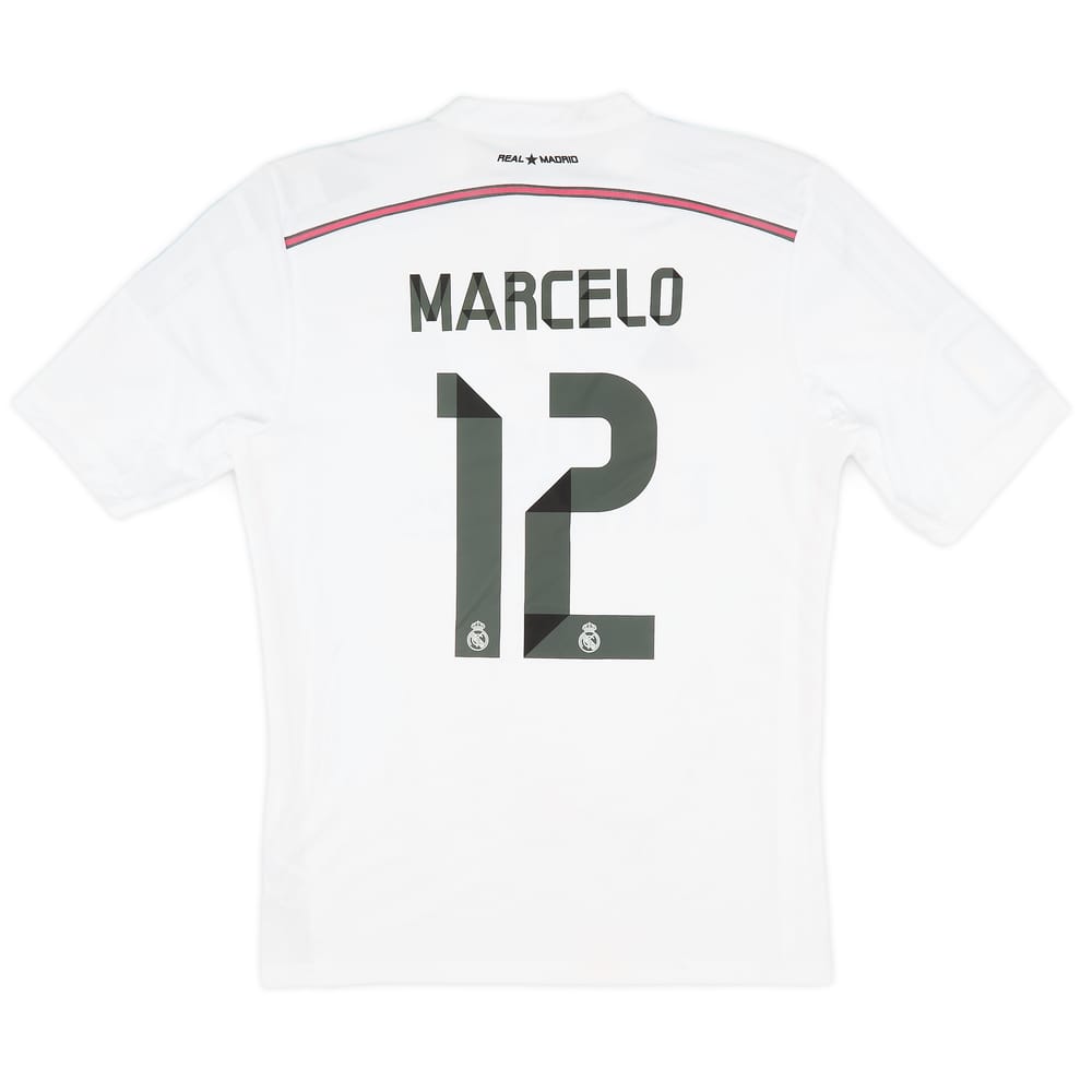 2014-15 Real Madrid Home Shirt Marcelo #12 (L)