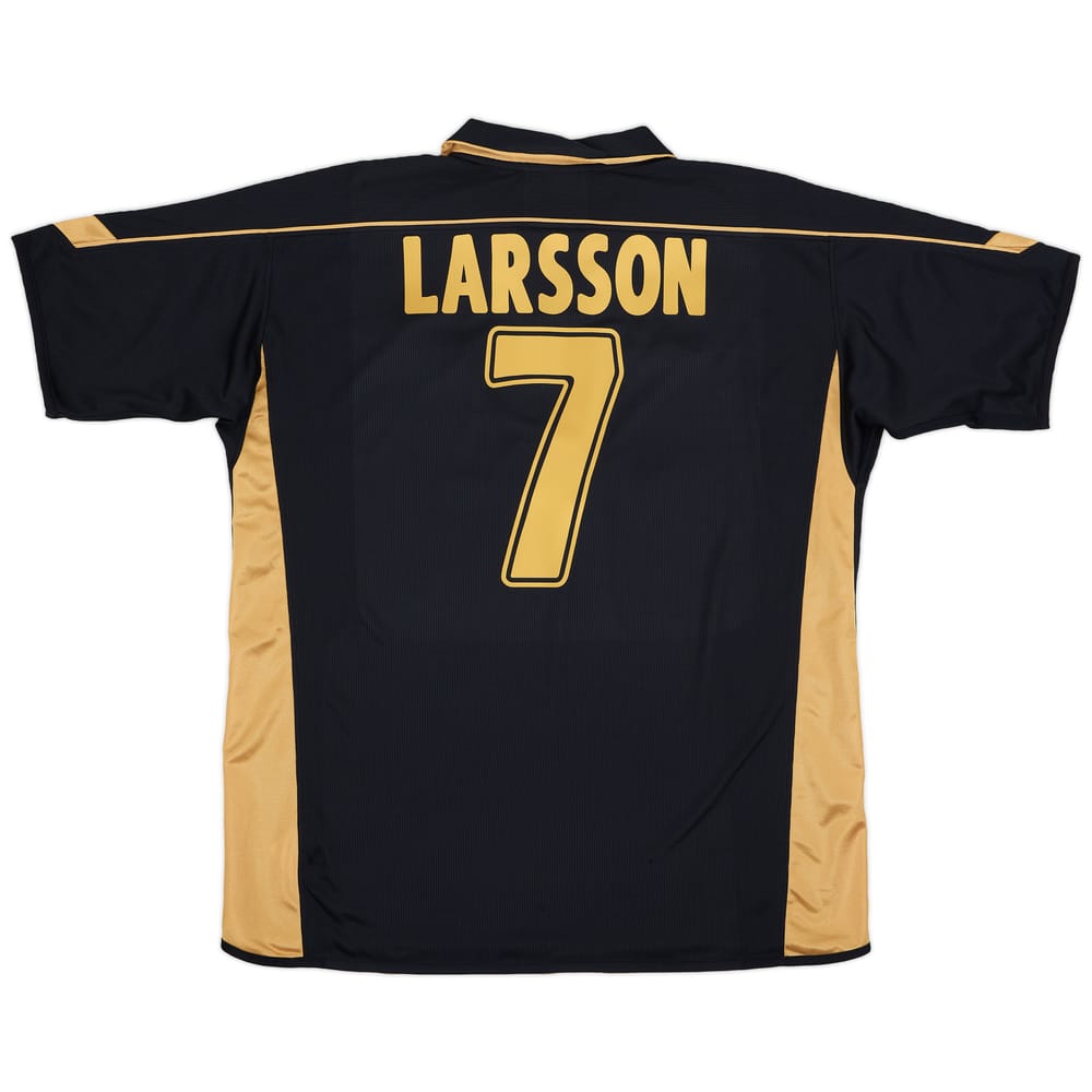 2003-04 Celtic Away Shirt Larsson #7 - 5/10 - (XL)