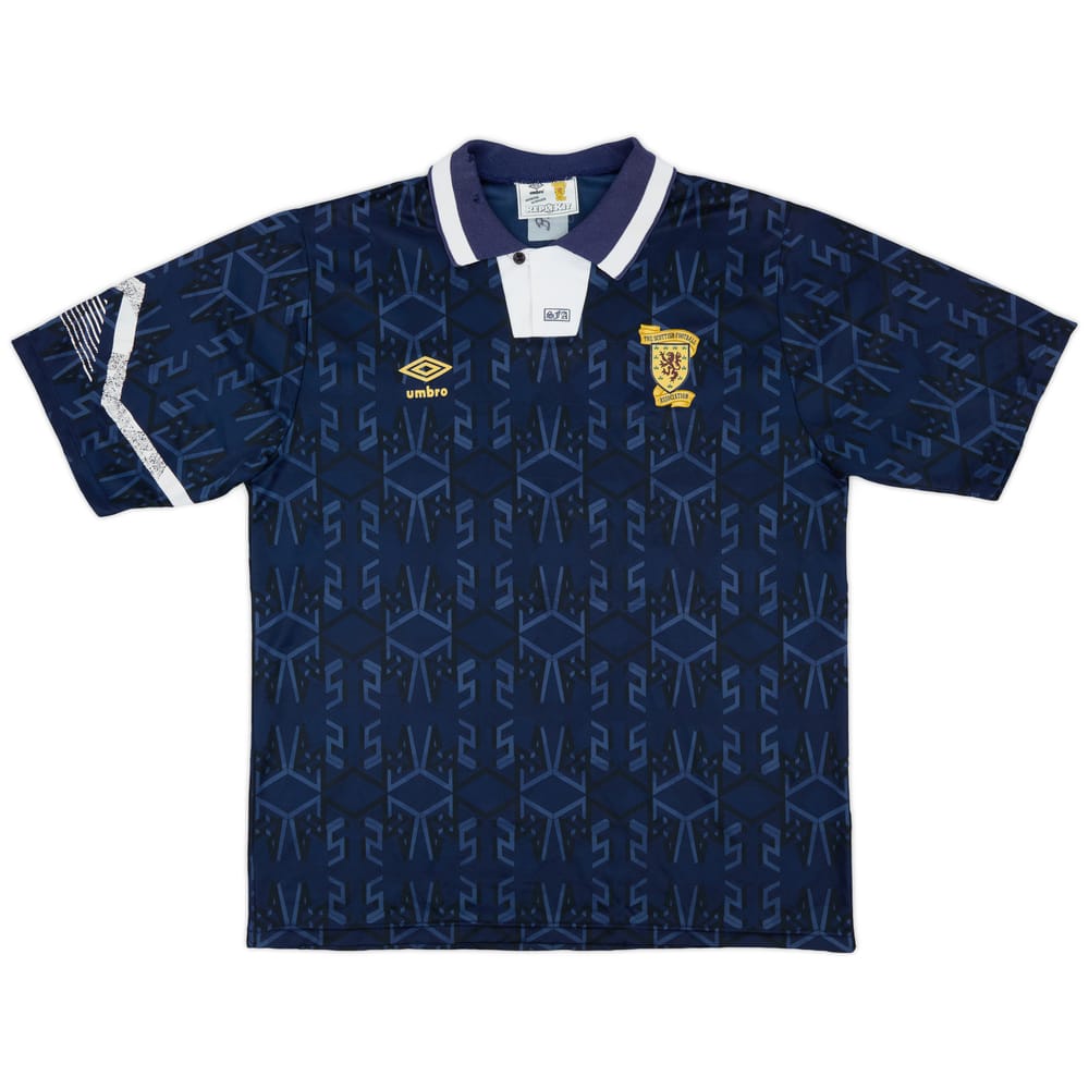 1991-94 Scotland Home Shirt - 8/10 - (L)