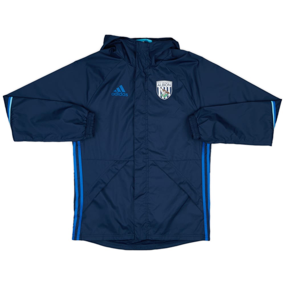 2016-17 West Brom adidas Hooded Rain Jacket - 10/10 - (S)