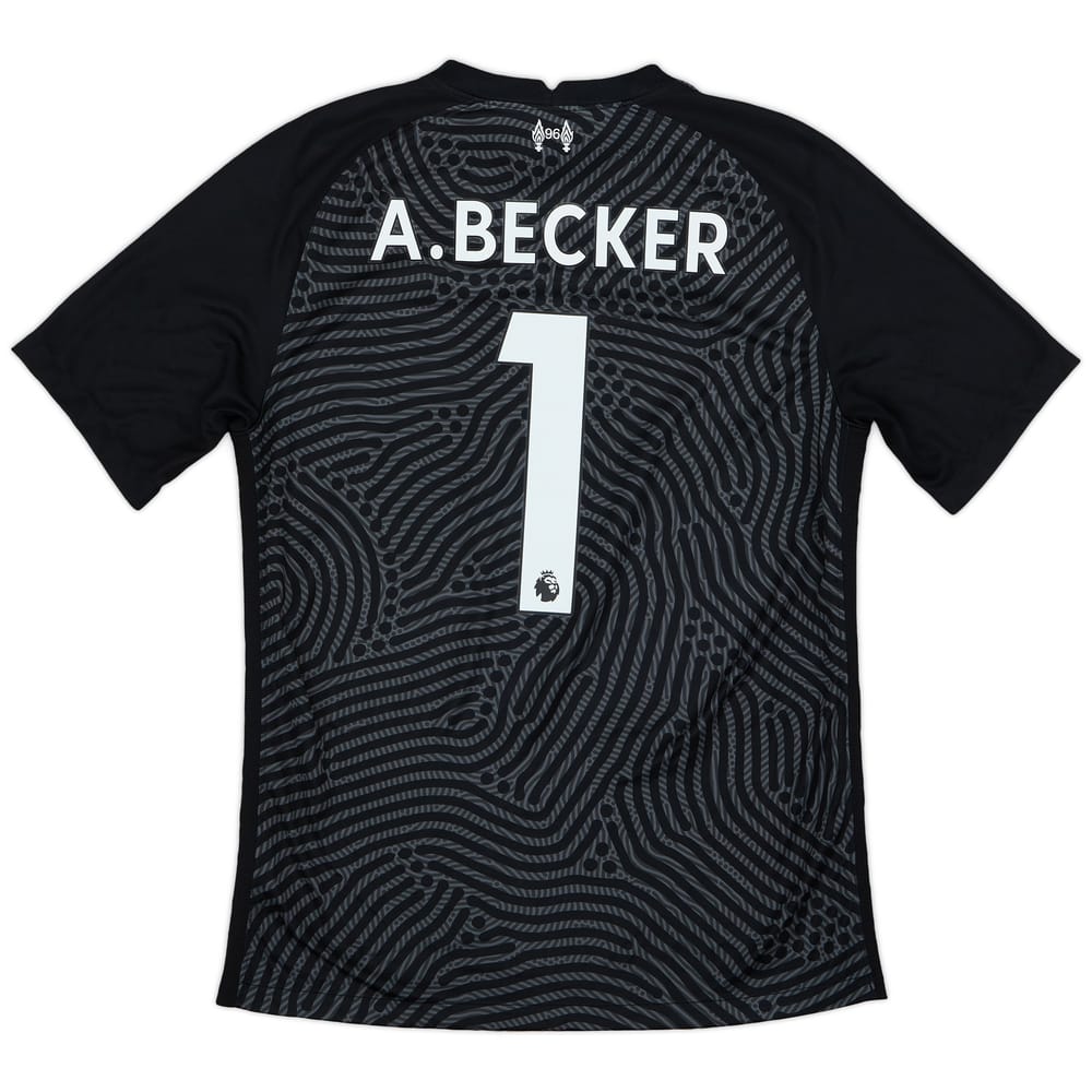 2020-21 Liverpool GK Shirt A.Becker #1 - 9/10 - (L)