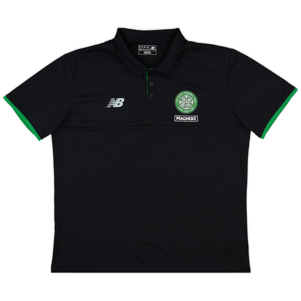 2016-17 Celtic New Balance Polo Shirt - 9/10 - (XXL)