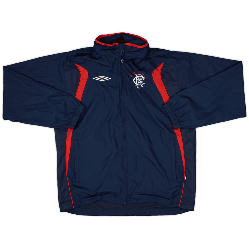 2008-09 Rangers Umbro Hooded Rain Jacket - 8/10 - (L)