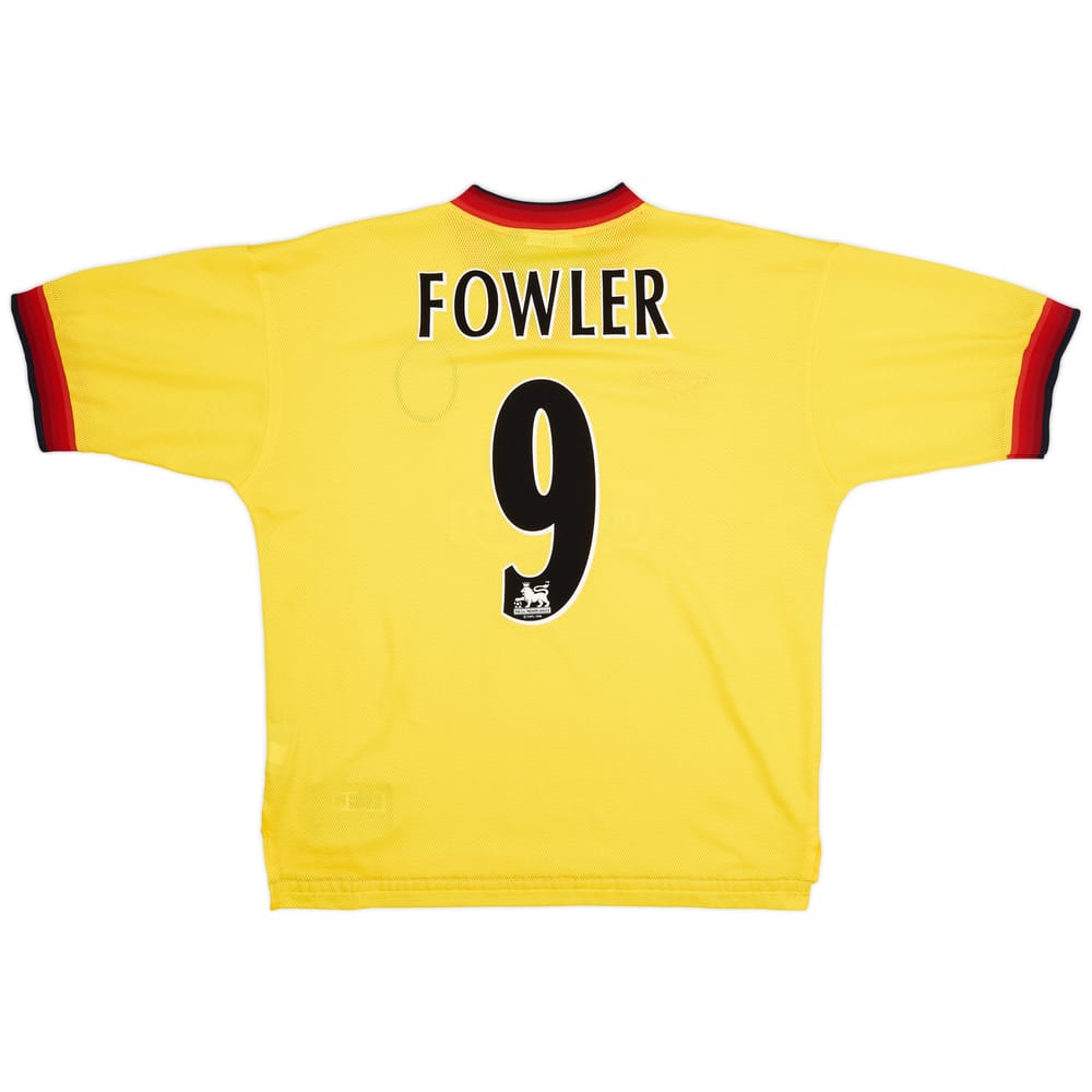 1997-99 Liverpool Away Shirt Fowler #9 - 9/10 - (L)