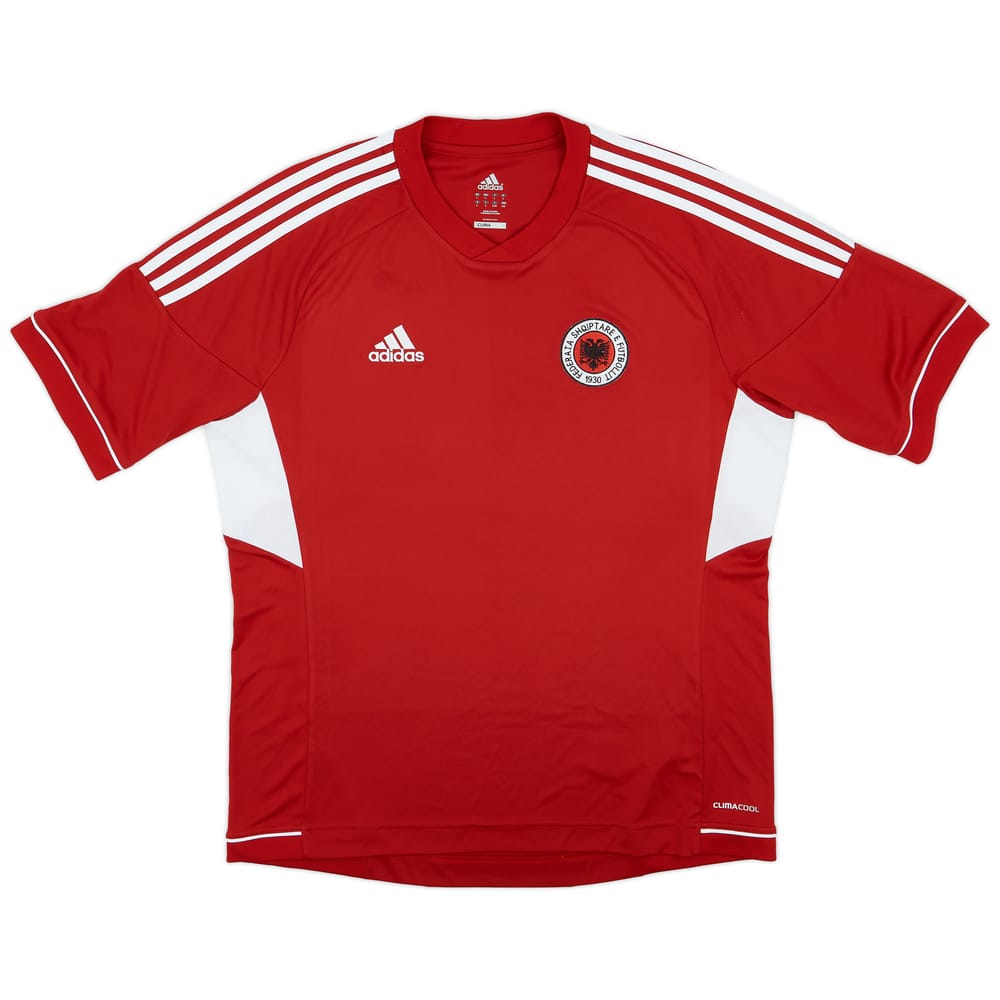 2013-14 Albania FF adidas Training Shirt - 8/10 - (L)