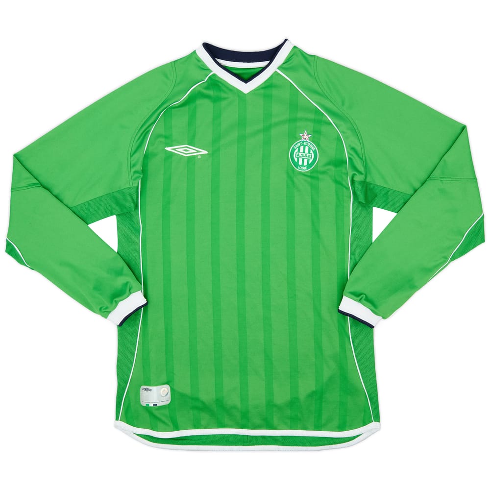 2001-03 Saint Etienne Home L/S Shirt - 9/10 - (S)