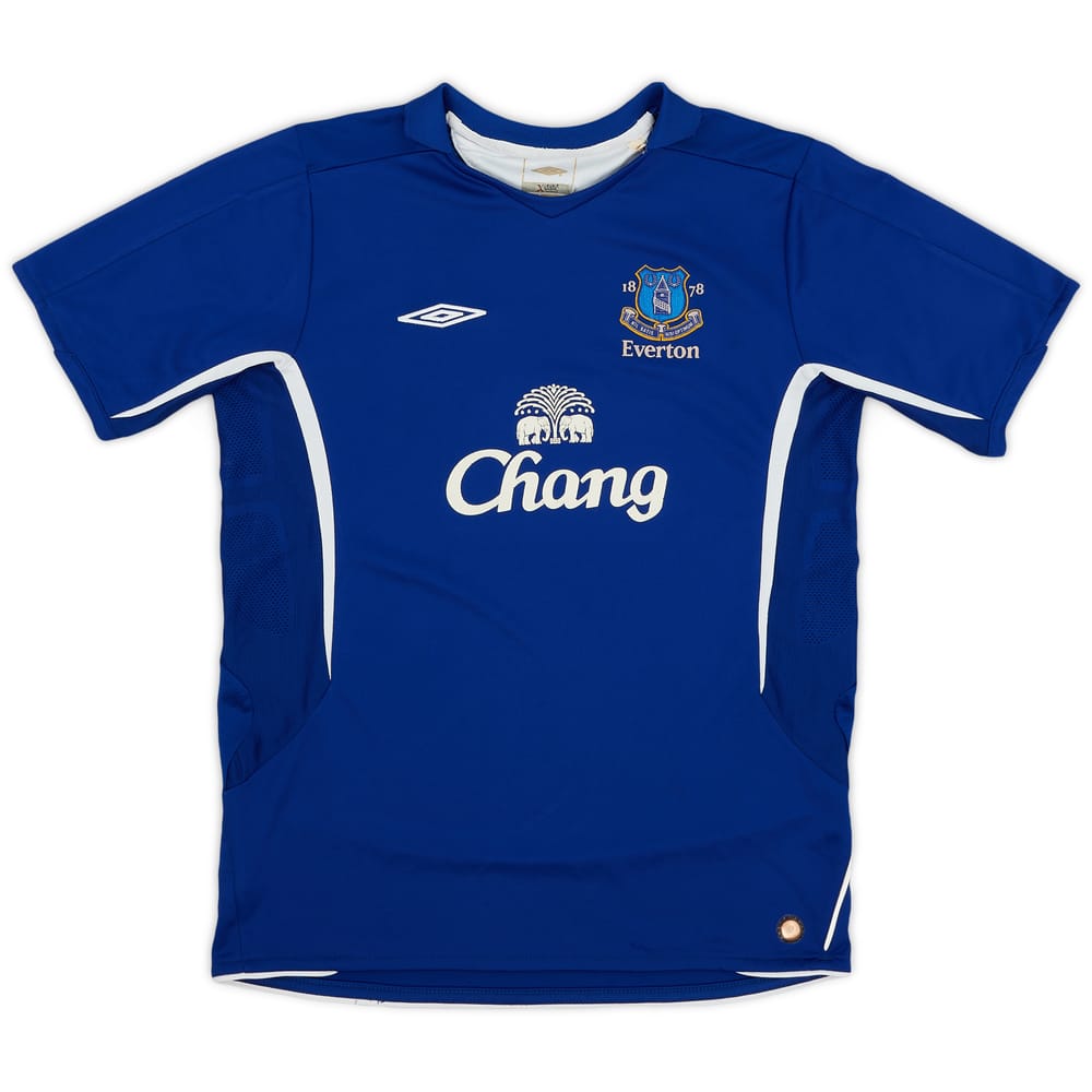2005-06 Everton Home Shirt - 6/10 - (XL.Boys)
