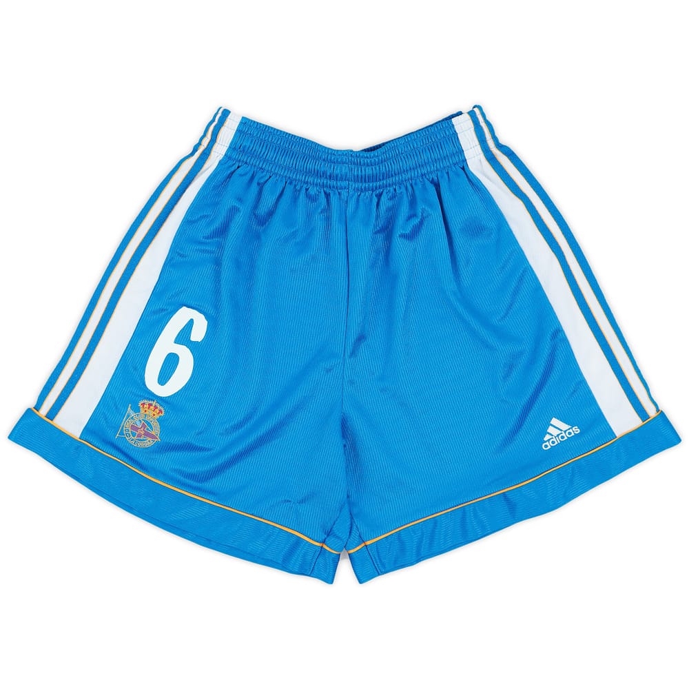 1998-99 Deportivo Match Issue Home Shorts #6 (Mauro Silva)