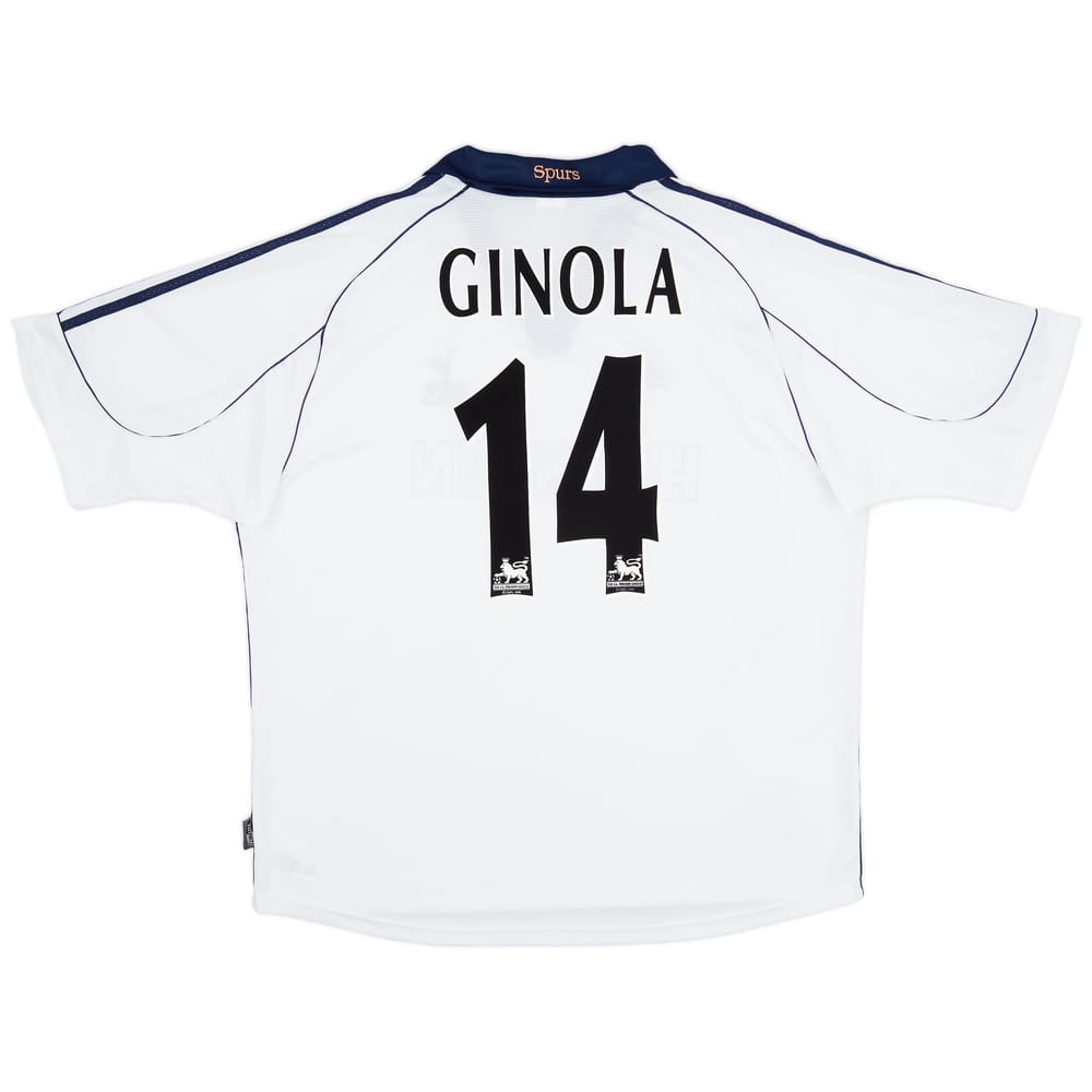1999-01 Tottenham Home Shirt Ginola #14 - 6/10 - (XL)