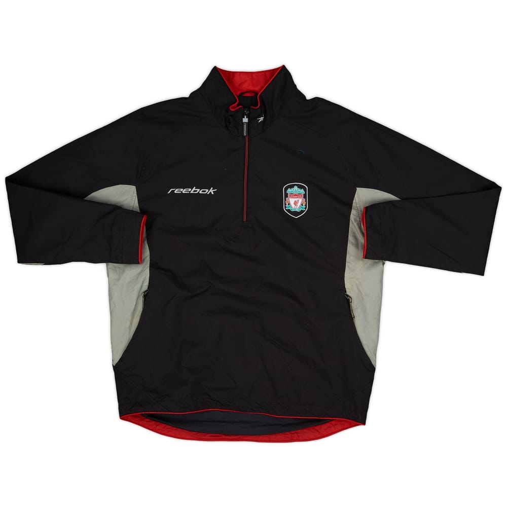 2002-03 Liverpool Reebok 1/4 Zip Rain Jacket - 8/10 - (S)