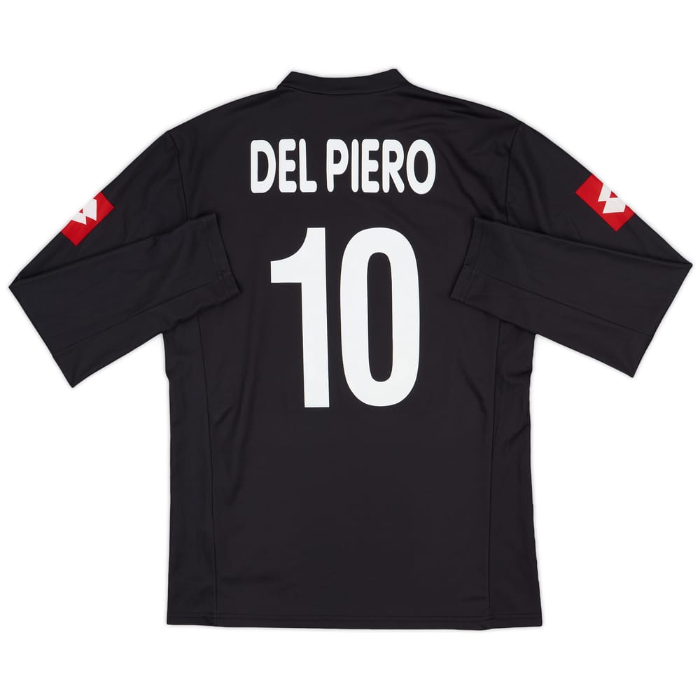 2001-02 Juventus CL Away L/S Shirt Del Piero #10 - 9/10 - (L)