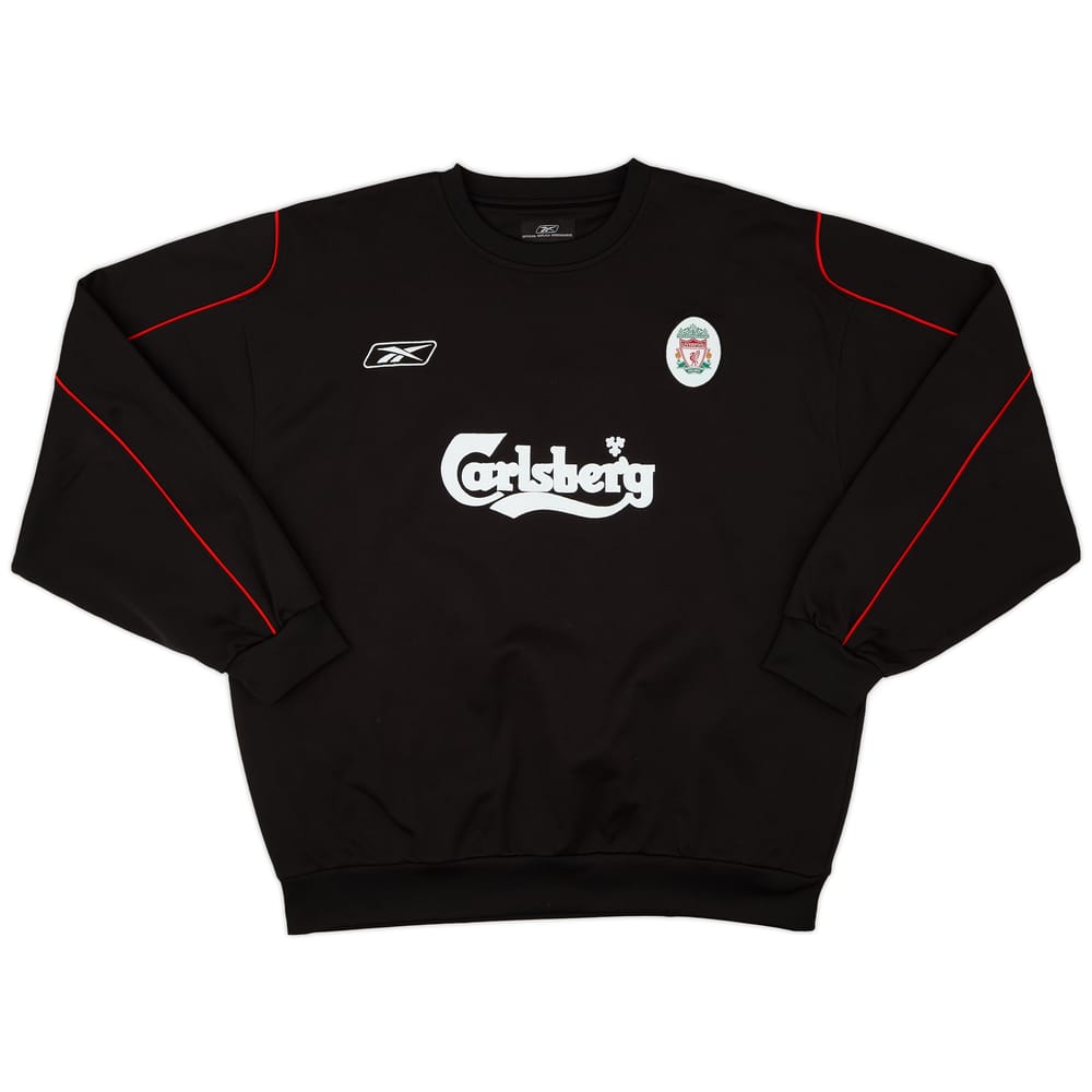 2003-04 Liverpool Reebok Sweat Top - 9/10 - (XXL)