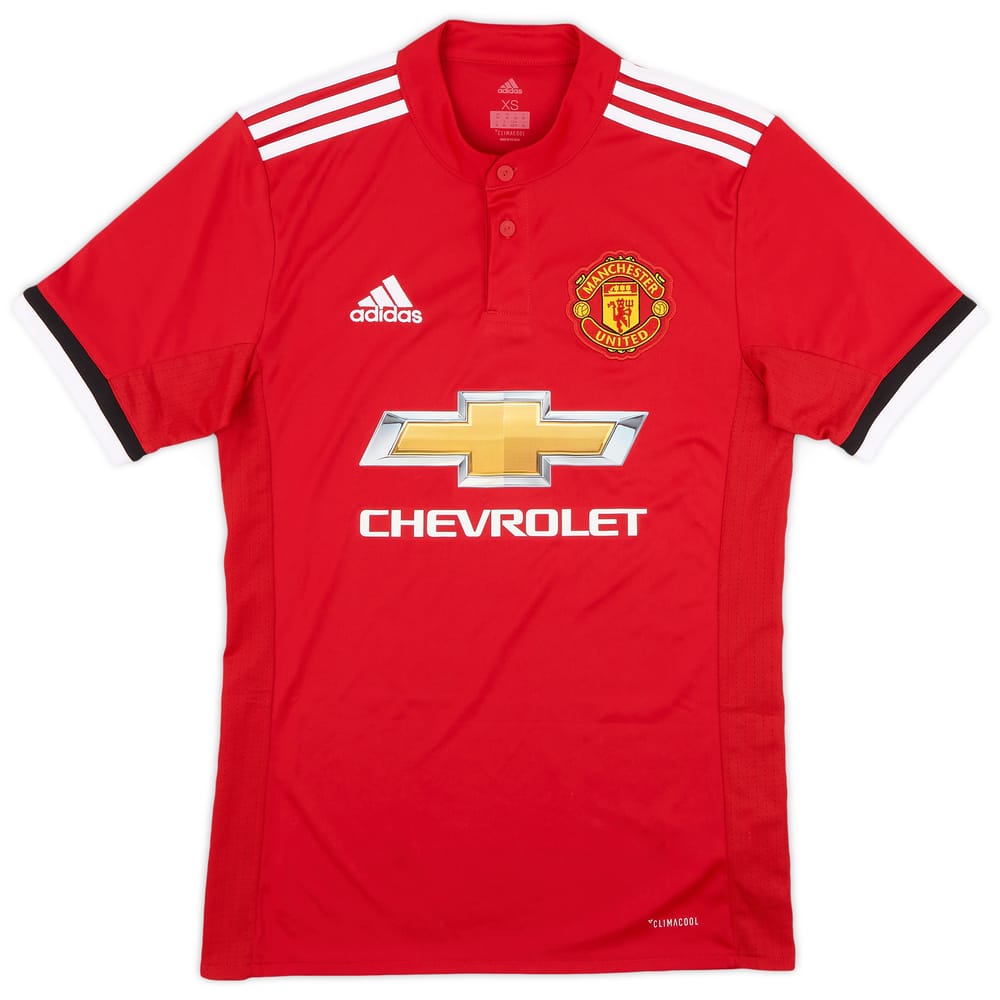 2017-18 Manchester United Home Shirt - 9/10 - (XS)