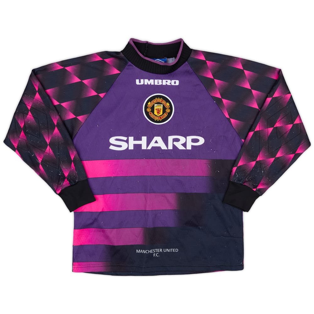 1996-97 Manchester United GK Shirt - 5/10 - (Y)
