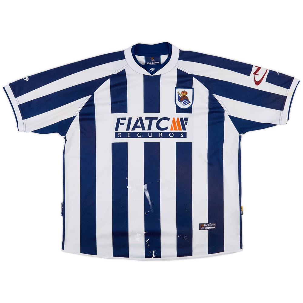 2003-04 Real Sociedad Home Shirt - 4/10 - (3XL)