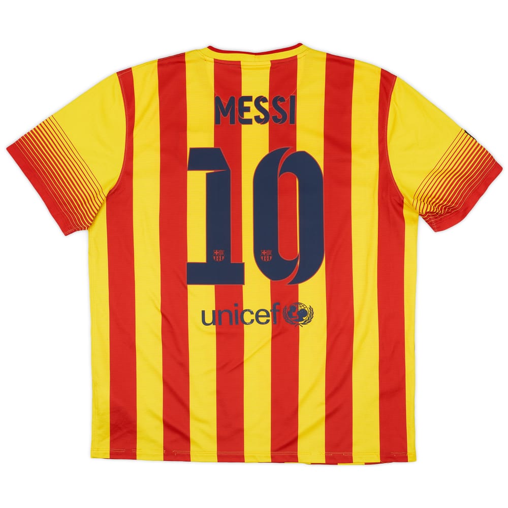 2013-15 Barcelona Away Shirt Messi #10 - 5/10 - (XL)