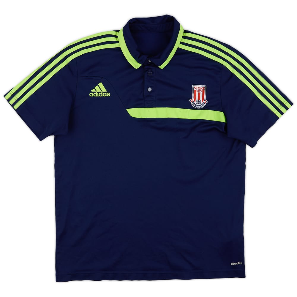 2013-14 Stoke adidas Polo Shirt - 6/10 - (M)