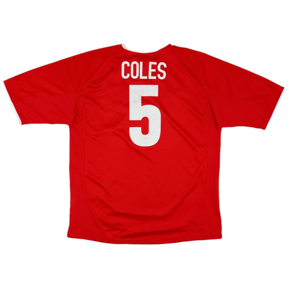 2004-05 Bristol City Home Shirt Coles #5 - 5/10 - (L)