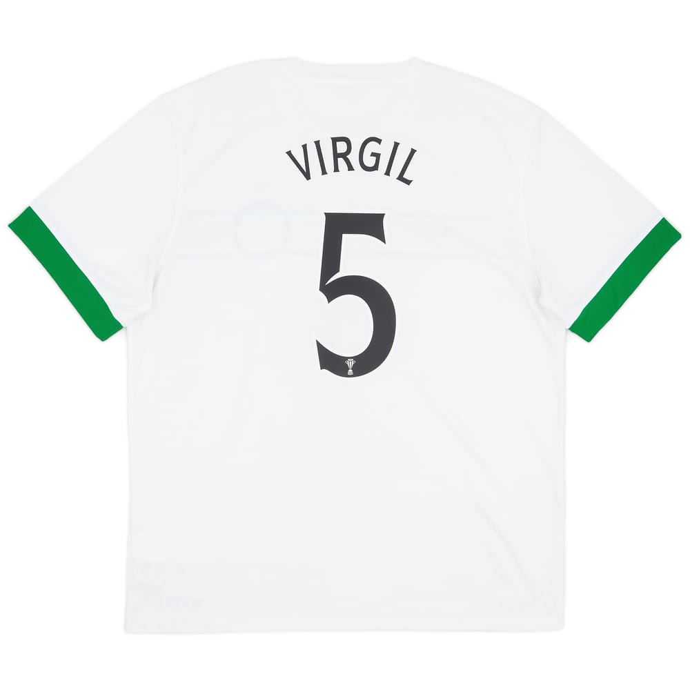 2014-15 Celtic European Third Shirt Virgil #5 - 9/10 - (XL)