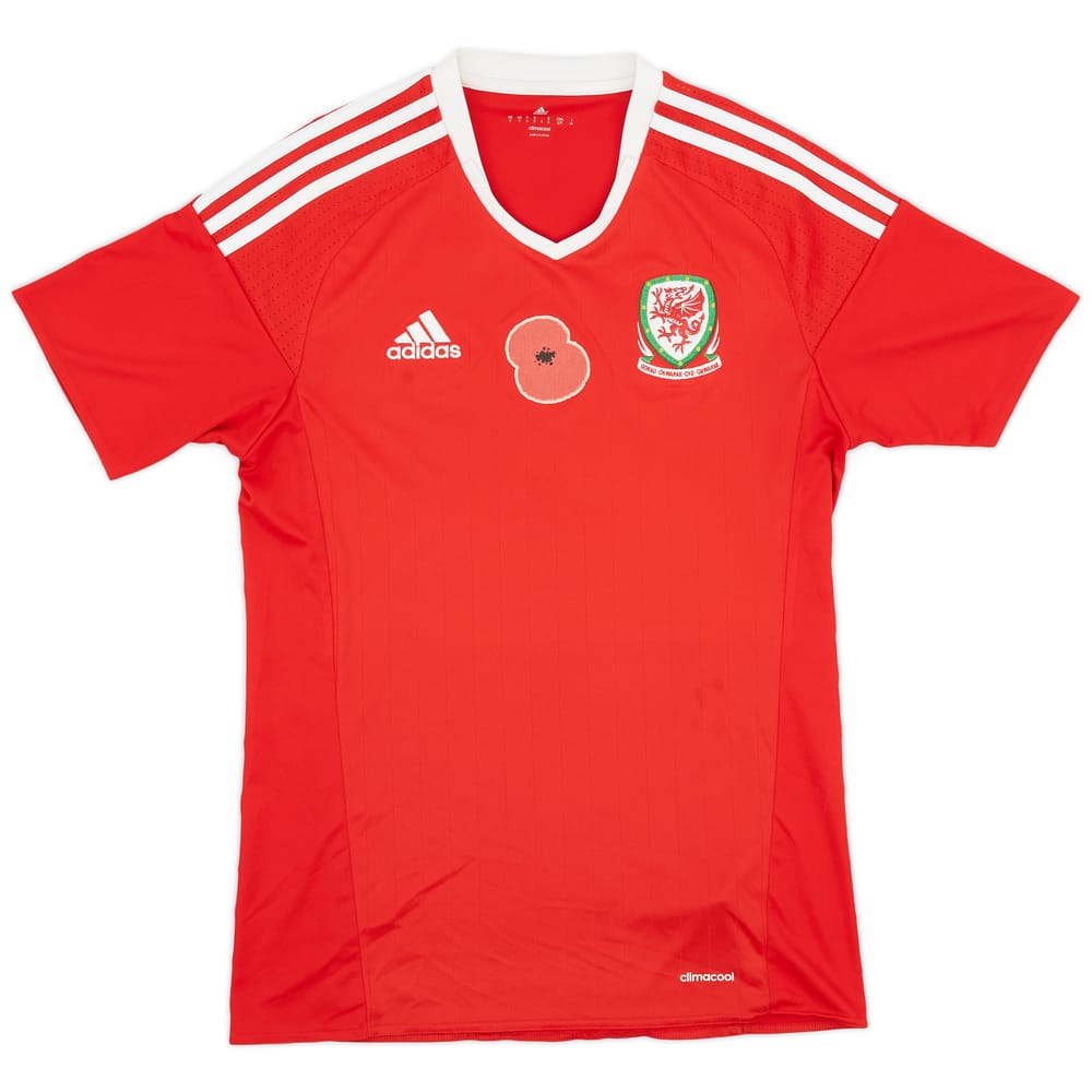 2016-17 Wales Home Shirt - 8/10 - (S)