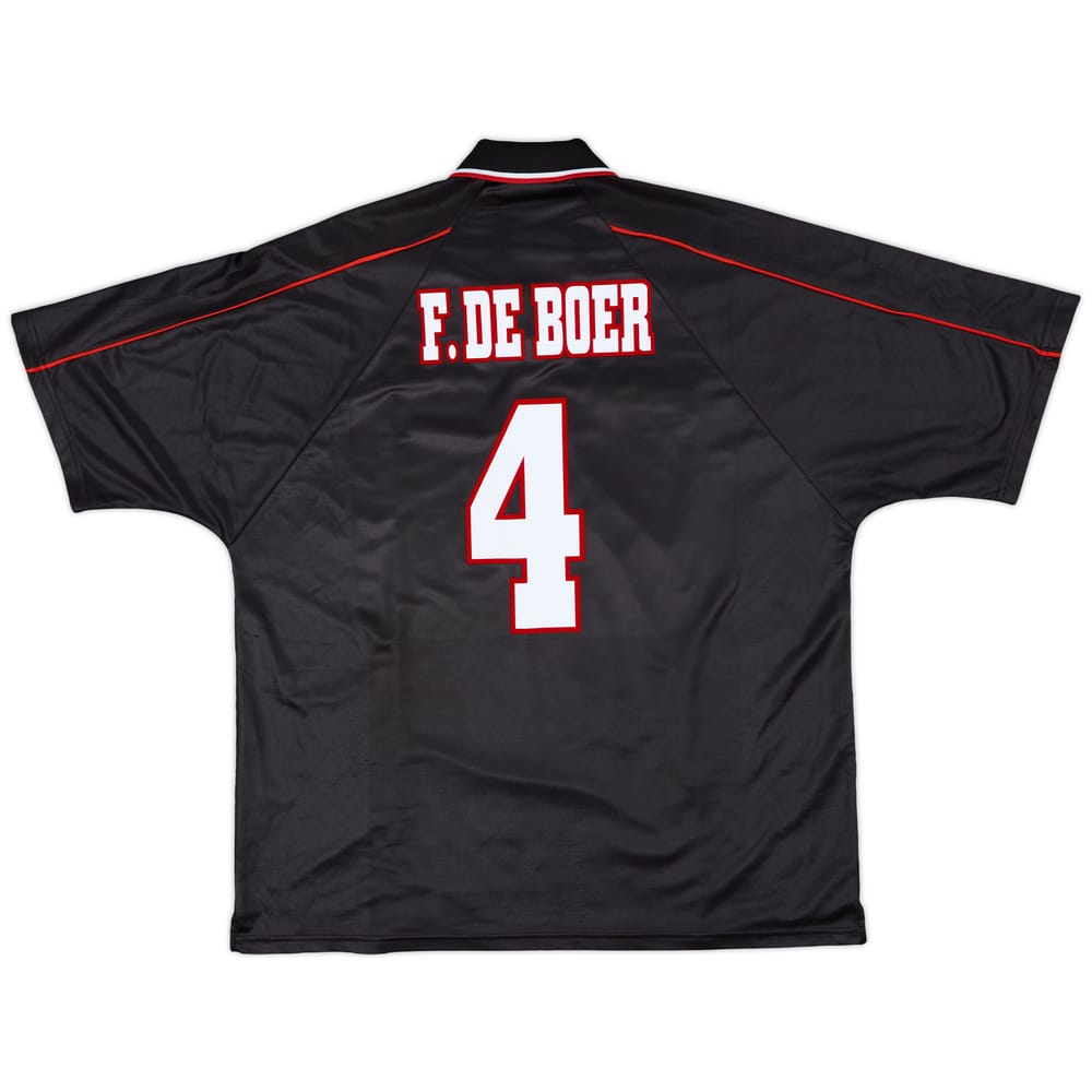 1998-99 Ajax Away Shirt F.De Boer #4 - 9/10 - (XXL)