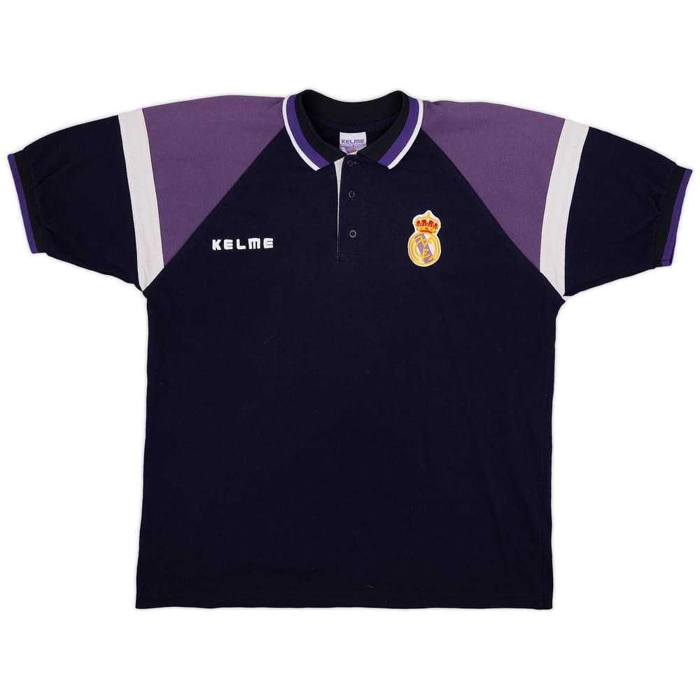 1996-97 Real Madrid Kelme Polo Shirt - 9/10 - (XL)