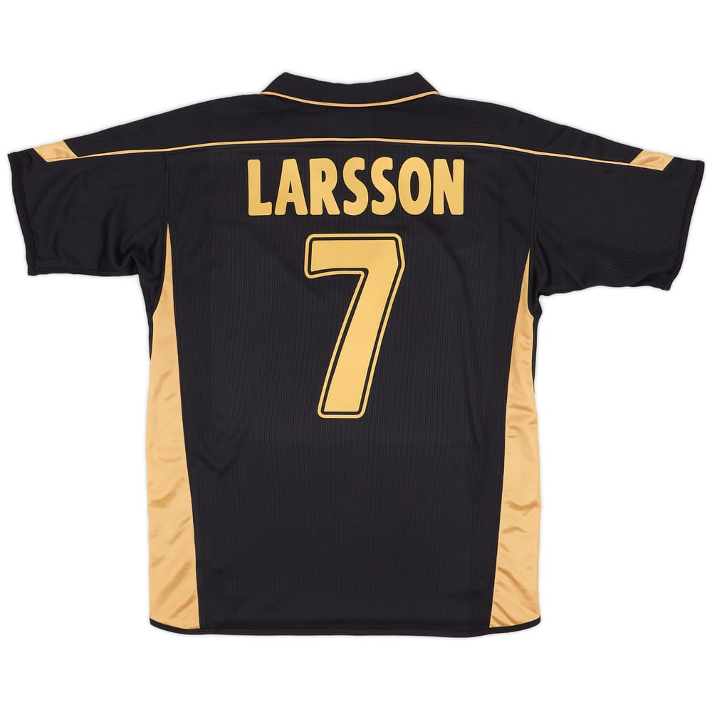 2003-04 Celtic Away Shirt Larsson #7 - 9/10 - (M)