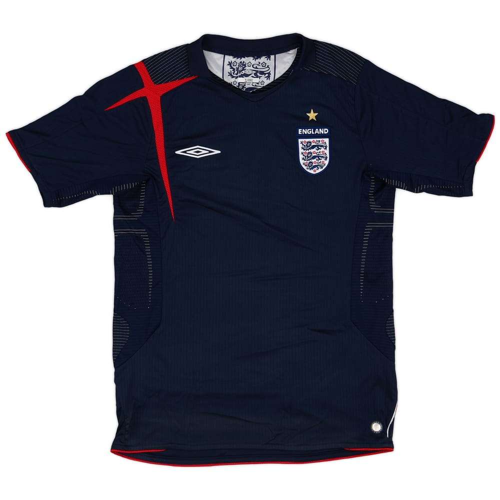 2005-06 England GK S/S Shirt - 8/10 - (S)