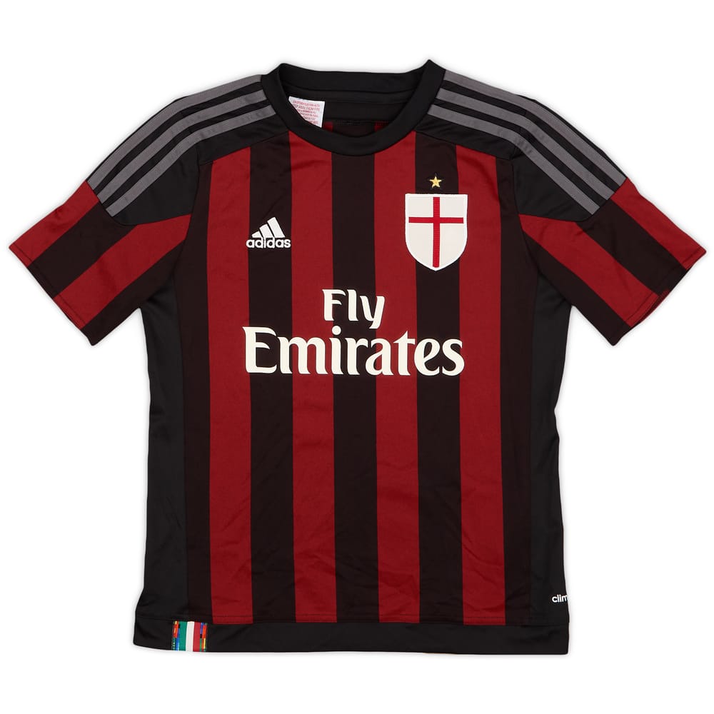 2015-16 AC Milan Home Shirt - 8/10 - (M.Boys)