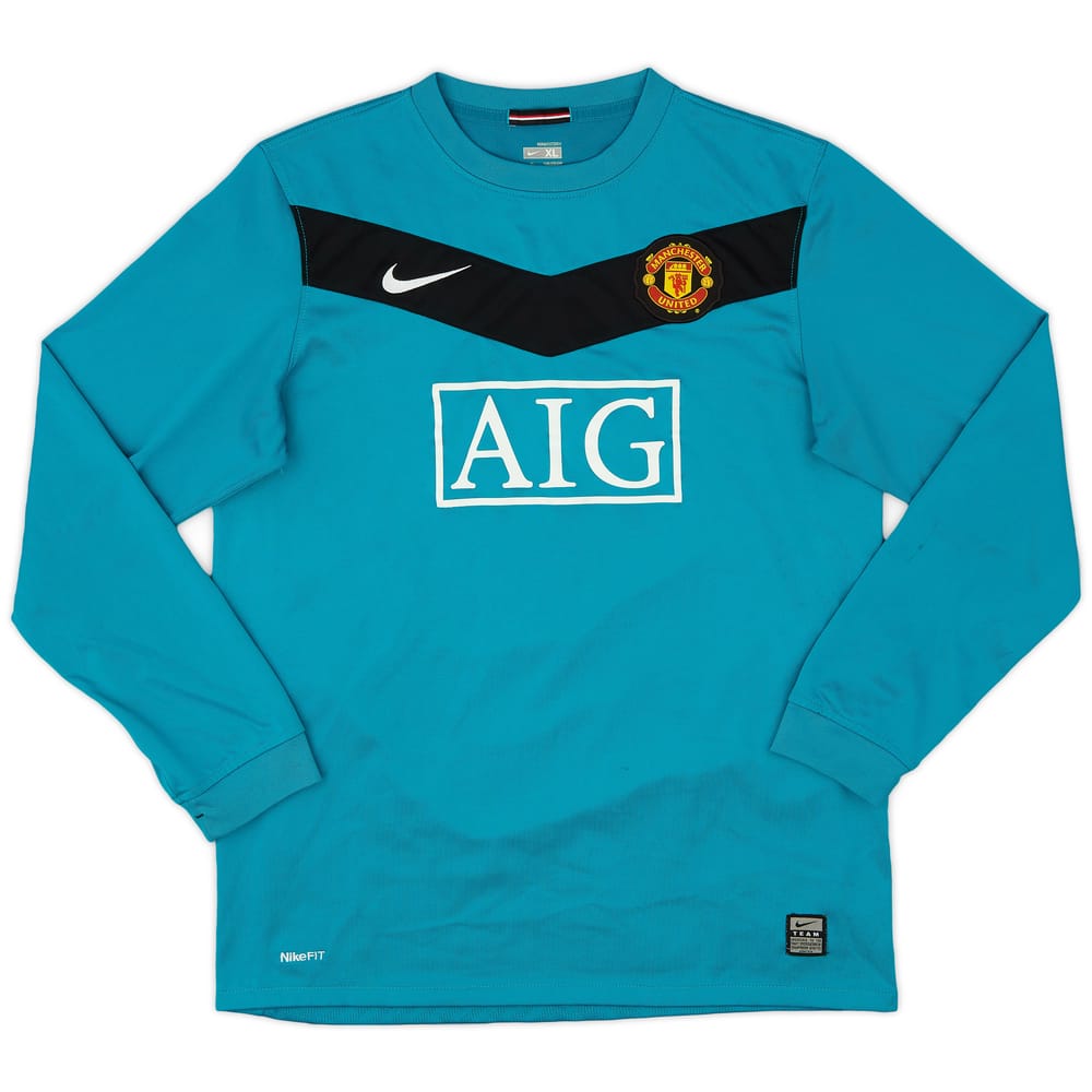 2009-10 Manchester United GK Shirt - 9/10 - (XL.Boys)