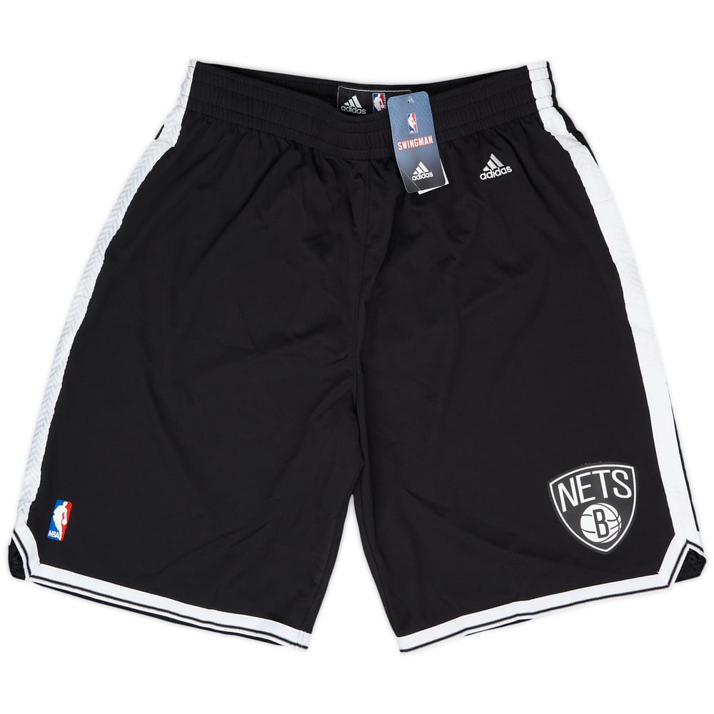 2012-14 Brooklyn Nets adidas Swingman Away Shorts (XL)