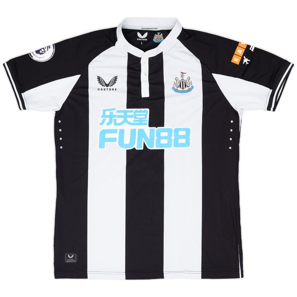 2021-22 Newcastle United Match Issue Home Shirt #9