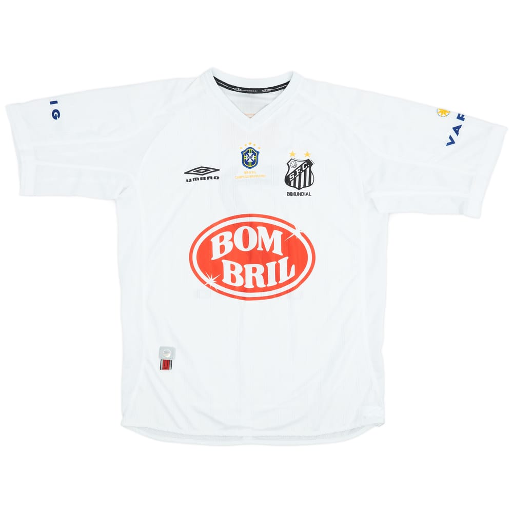 2002 Santos 'Champions' Home Shirt #7 - 9/10 - (L)
