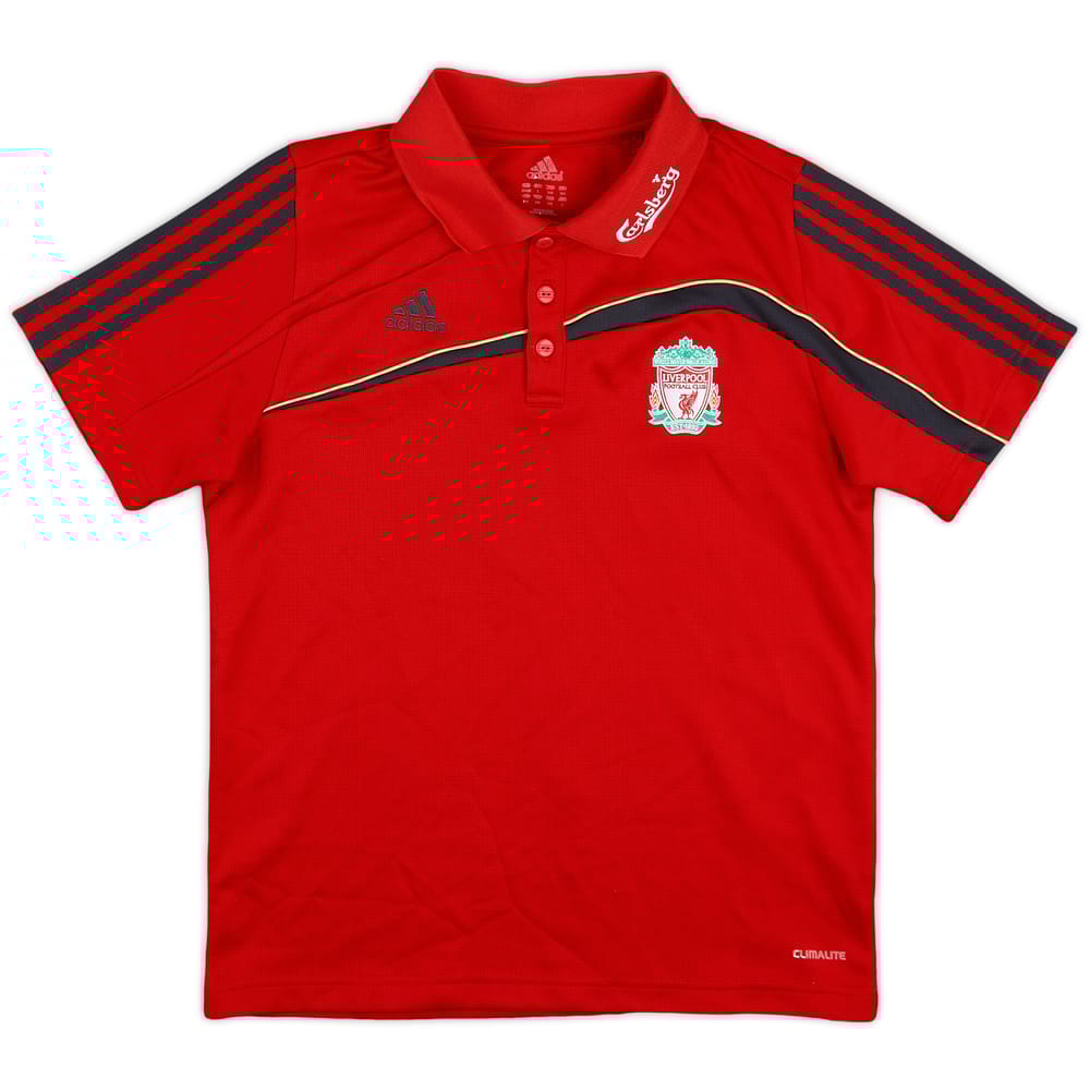 2009-10 Liverpool adidas Polo Shirt - 8/10 - (L.Boys)