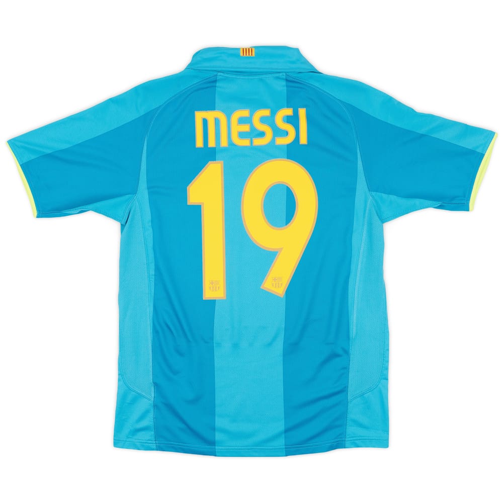 2007-09 Barcelona Away Shirt Messi #19 - 8/10 - (S)