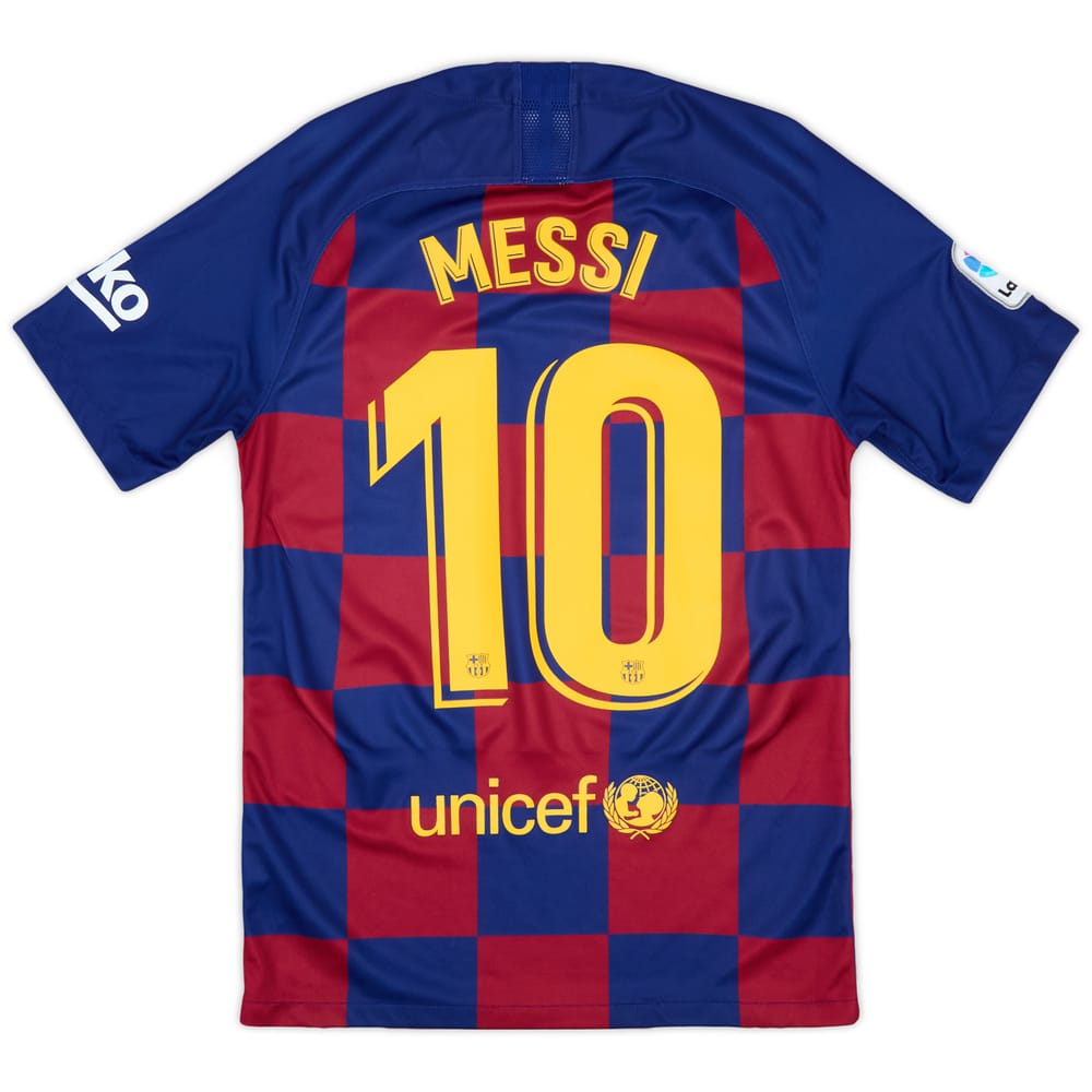2019-20 Barcelona Home Shirt Messi #10 - 9/10 - (S)