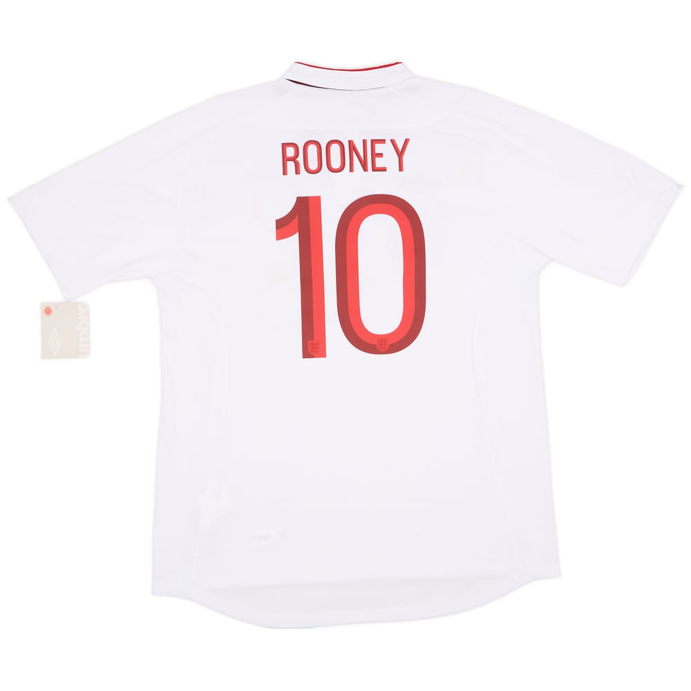 2012-13 England Home Shirt Rooney #10 (XL)