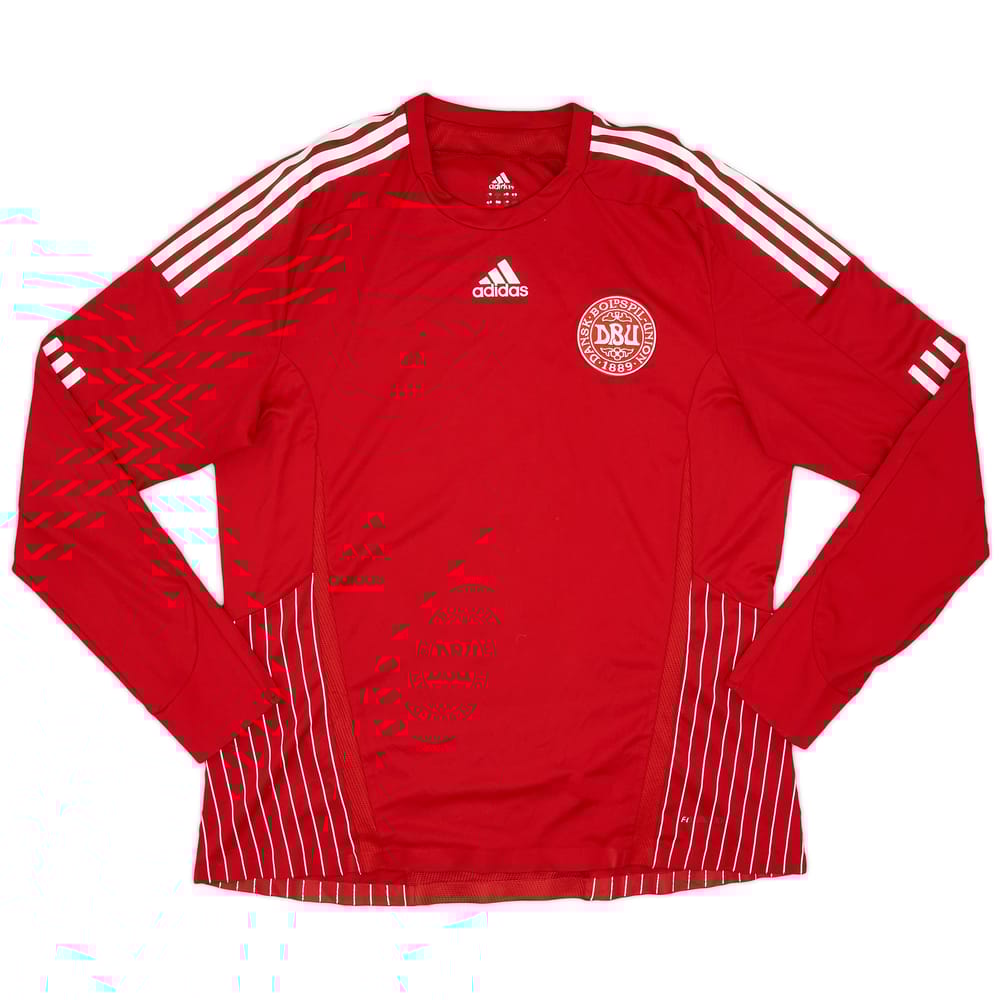 2007-10 Denmark Player Issue Home L/S Shirt - 9/10 - (XL)