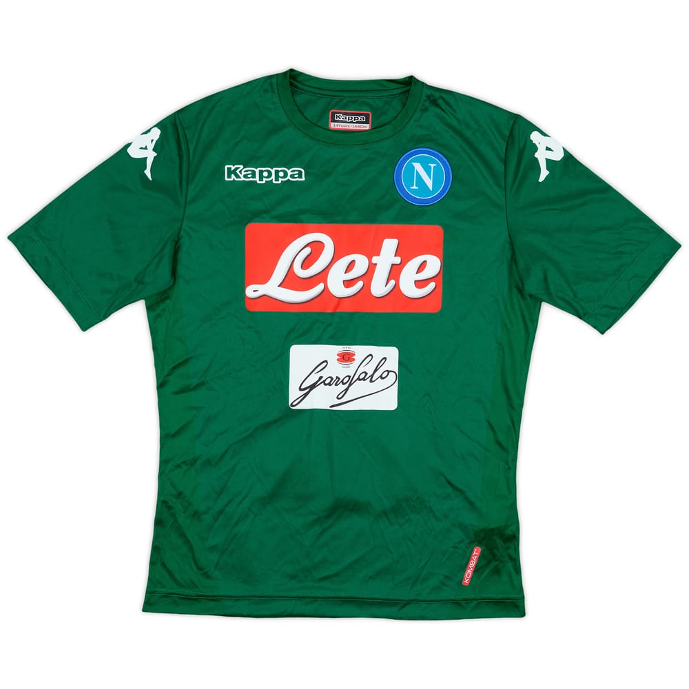 2017-18 Napoli European GK S/S Shirt - 9/10 - (XL.Boys)