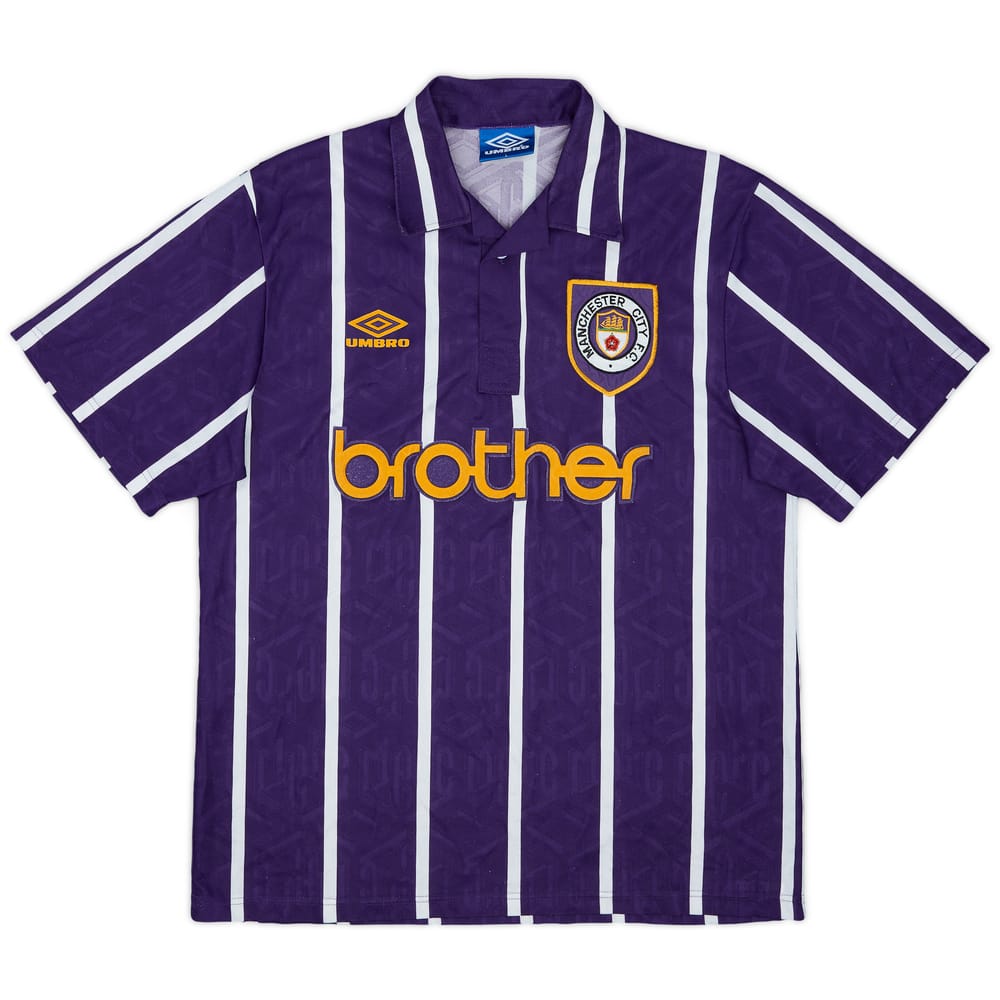 1993-94 Manchester City Away Shirt - 9/10 - (L)