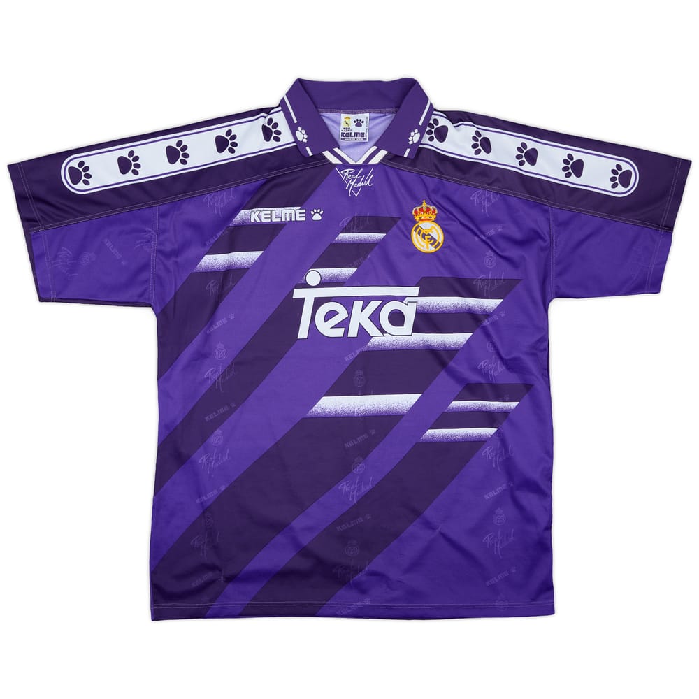 1994-96 Real Madrid Away Shirt - 9/10 - (XL)
