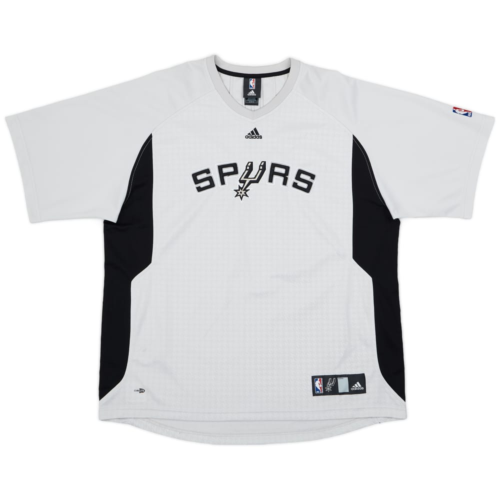 2007-08 San Antonio Spurs adidas Shooting Shirt - 8/10 - (XL)