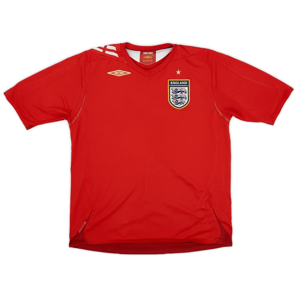 2006-08 England Away Shirt - 8/10 - (L)