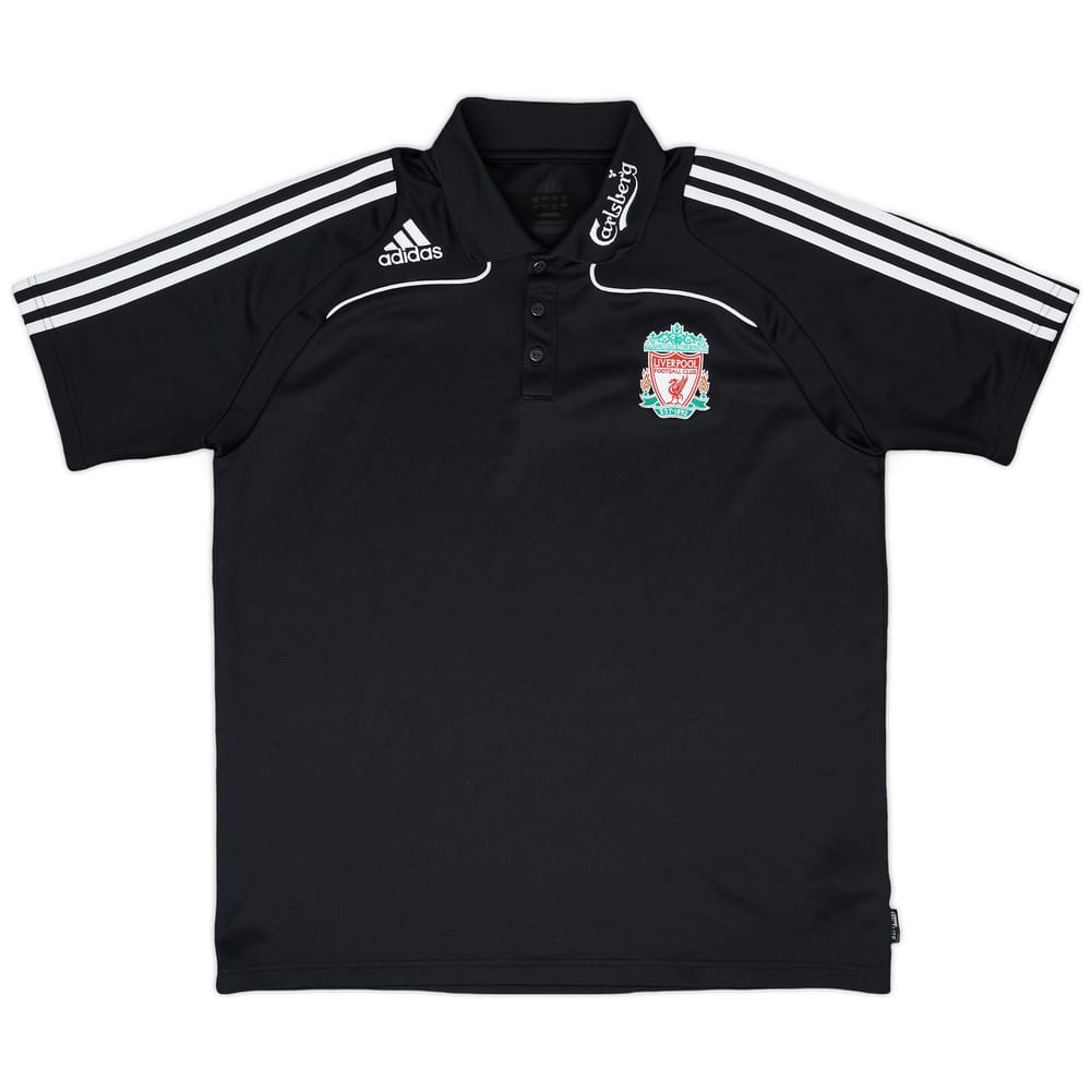 2008-09 Liverpool adidas Polo Shirt - 9/10 - (L)