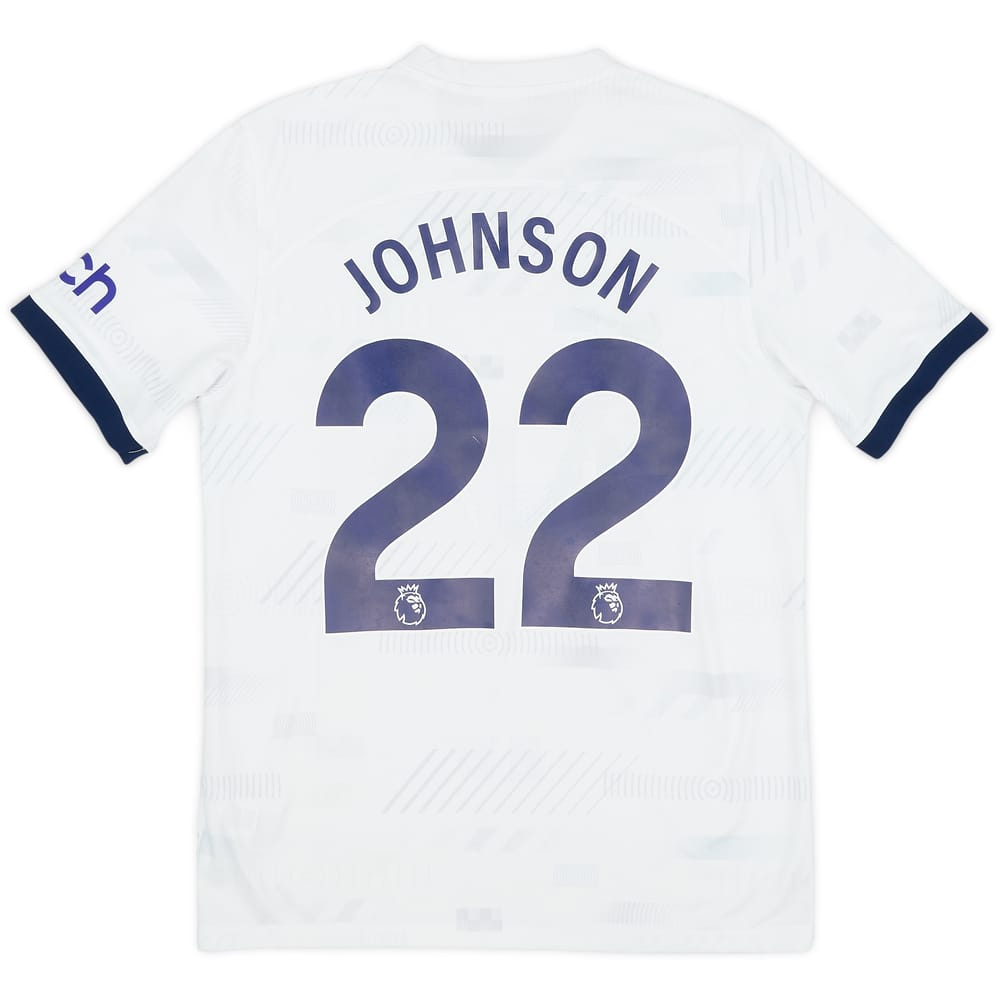 2023-24 Tottenham Home Shirt Johnson #22 - 8/10 - (M)