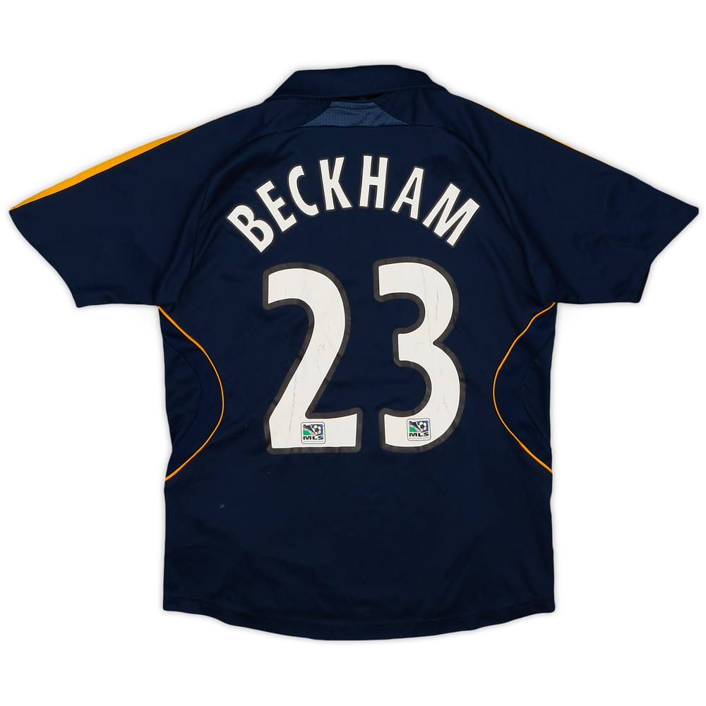 2007-08 LA Galaxy Away Shirt Beckham #23 - 6/10 - (S.Boys)