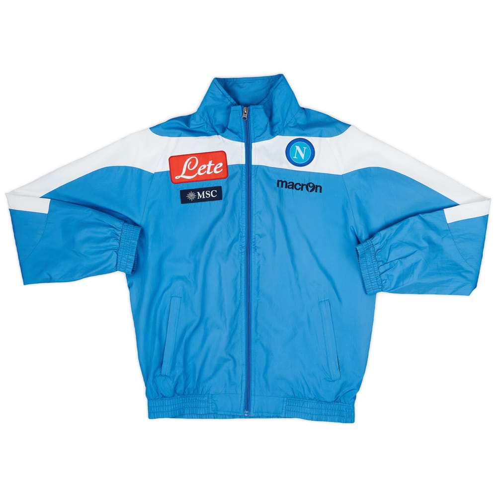 2014-15 Napoli Macron Track Jacket - 7/10 - (M)