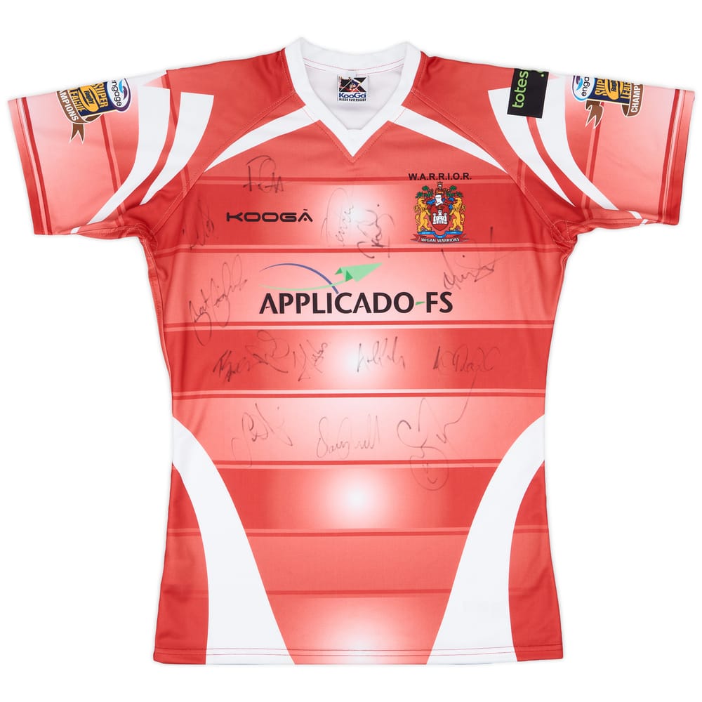 2011 Wigan Warriors Squad Signed Home Shirt