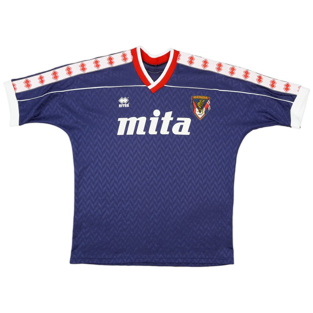 1991-92 Genoa Errea Training Shirt - 6/10 - (L)