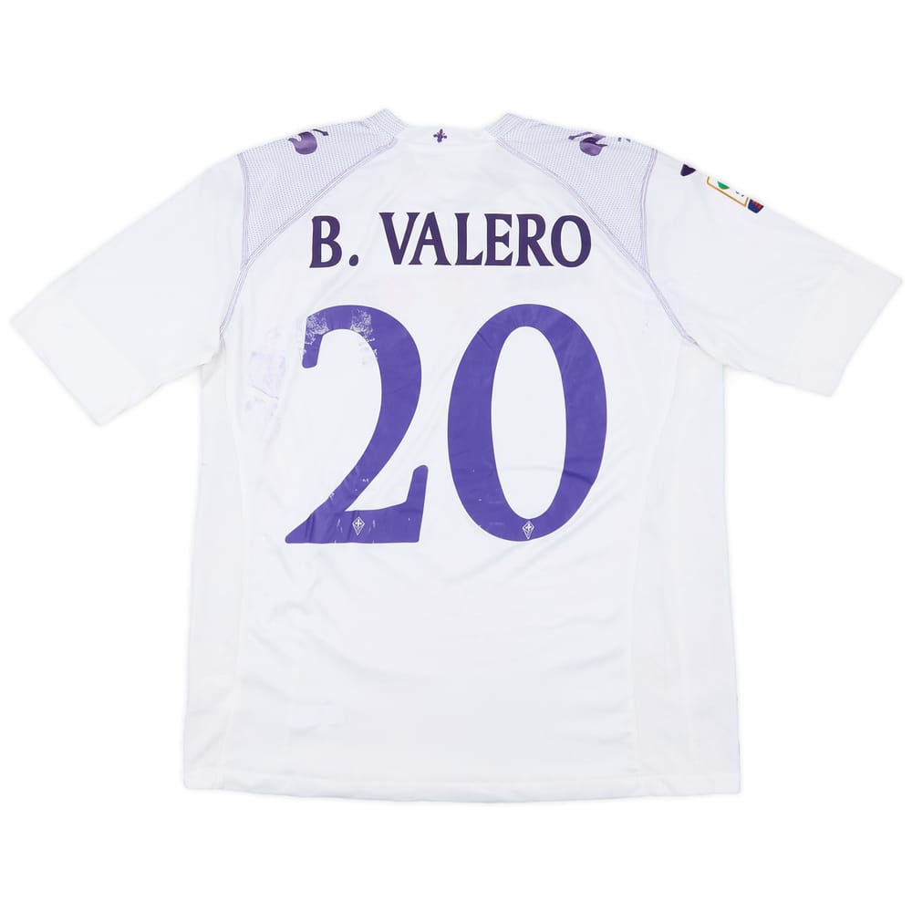 2012-13 Fiorentina Match Issue Away Shirt B. Valero #20